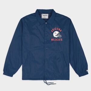 Arizona Wildcats U of A Football Helmet Logo Coaches Jacket Homefield SizeXL NEW
